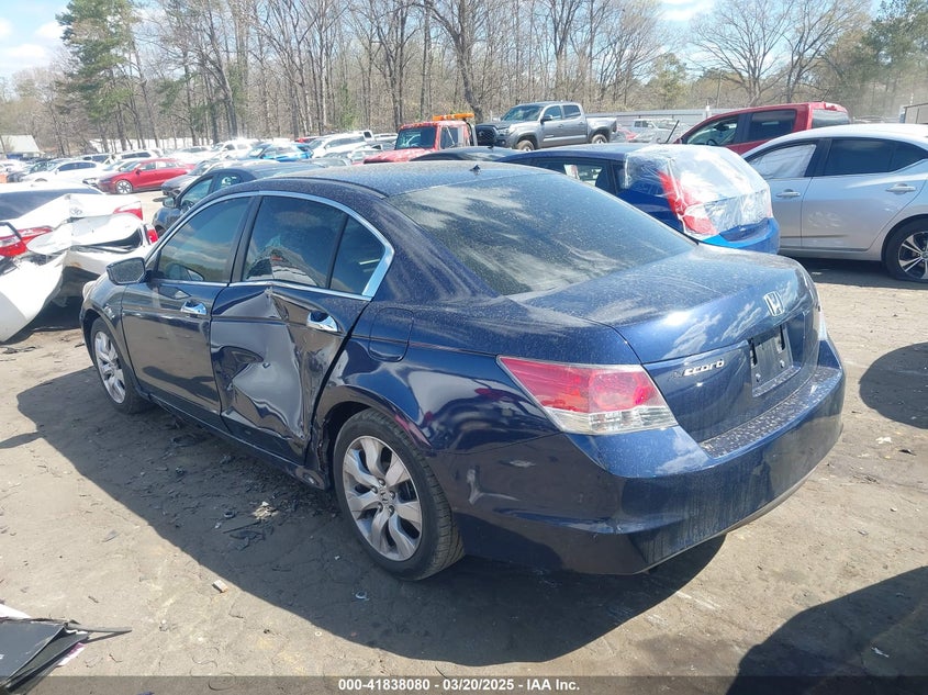 2008 HONDA ACCORD VIN: 1HGCP36738A049425