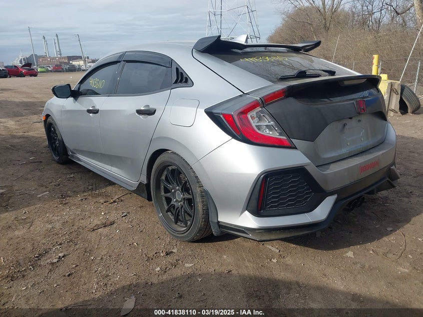 2017 HONDA CIVIC VIN: SHHFK7G43HU204373