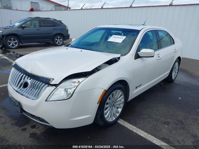 2010 MERCURY MILAN HYBRID VIN: 3MEDM0L39AR623032