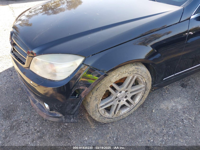 2008 MERCEDES-BENZ C 350 VIN: WDDGF56X18R021483