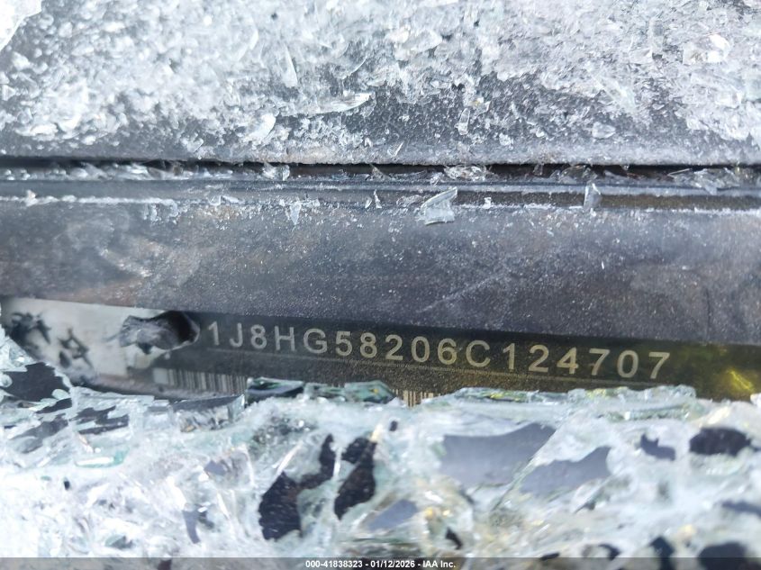 2006 Jeep Commander Limited VIN: 1J8HG58206C124707 Lot: 41838323