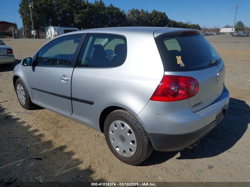 2007 VOLKSWAGEN RABBIT VIN: WVWBR71K67W170278