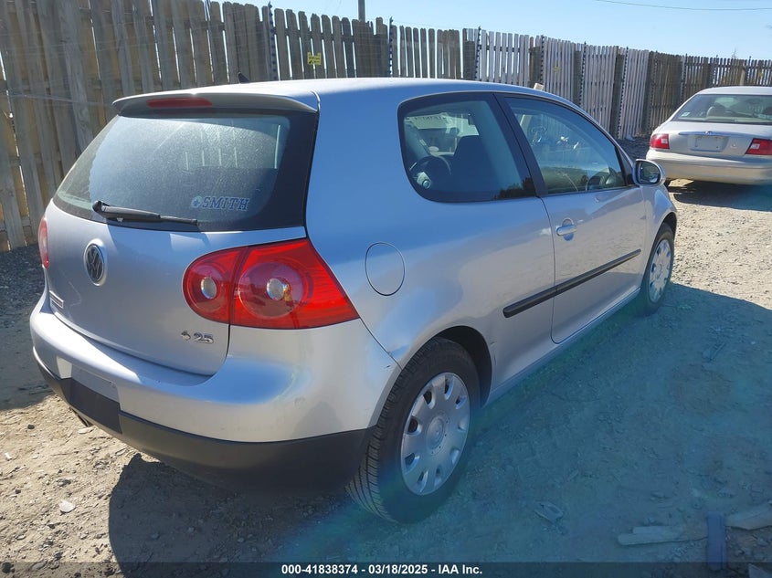 2007 VOLKSWAGEN RABBIT VIN: WVWBR71K67W170278