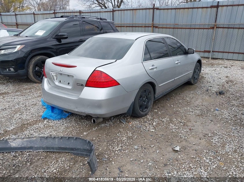 2006 HONDA ACCORD VIN: 3HGCM56426G709804
