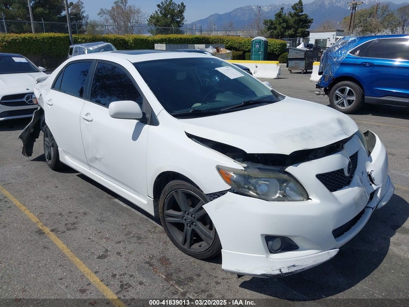 2009 TOYOTA COROLLA VIN: 1NXBE40E89Z103410