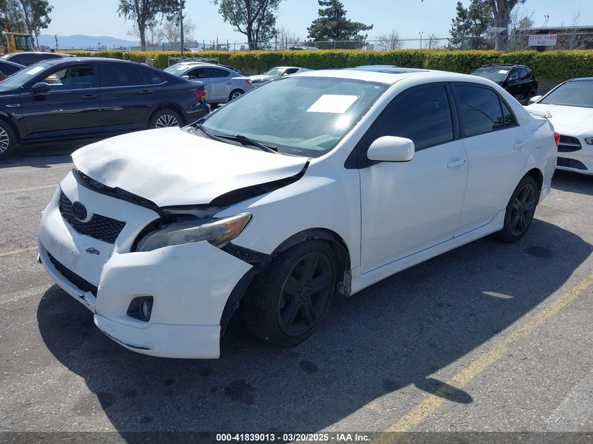 2009 TOYOTA COROLLA VIN: 1NXBE40E89Z103410