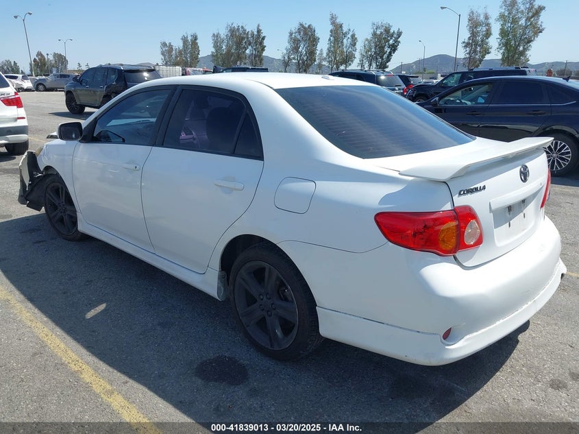 2009 TOYOTA COROLLA VIN: 1NXBE40E89Z103410