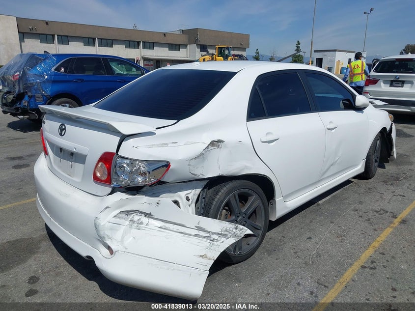 2009 TOYOTA COROLLA VIN: 1NXBE40E89Z103410