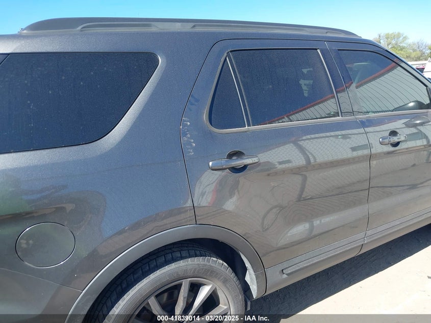 2017 FORD EXPLORER VIN: 1FM5K7DH6HGC31749