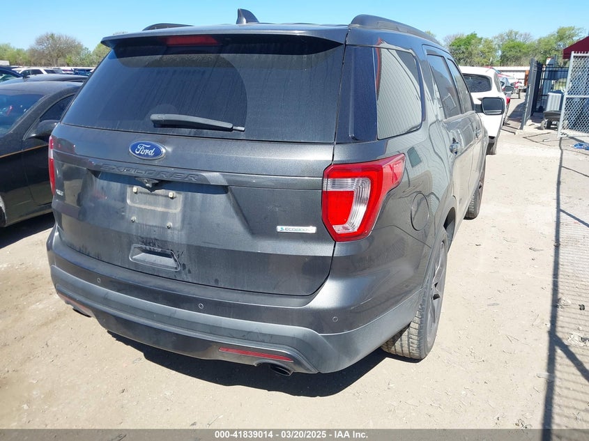 2017 FORD EXPLORER VIN: 1FM5K7DH6HGC31749