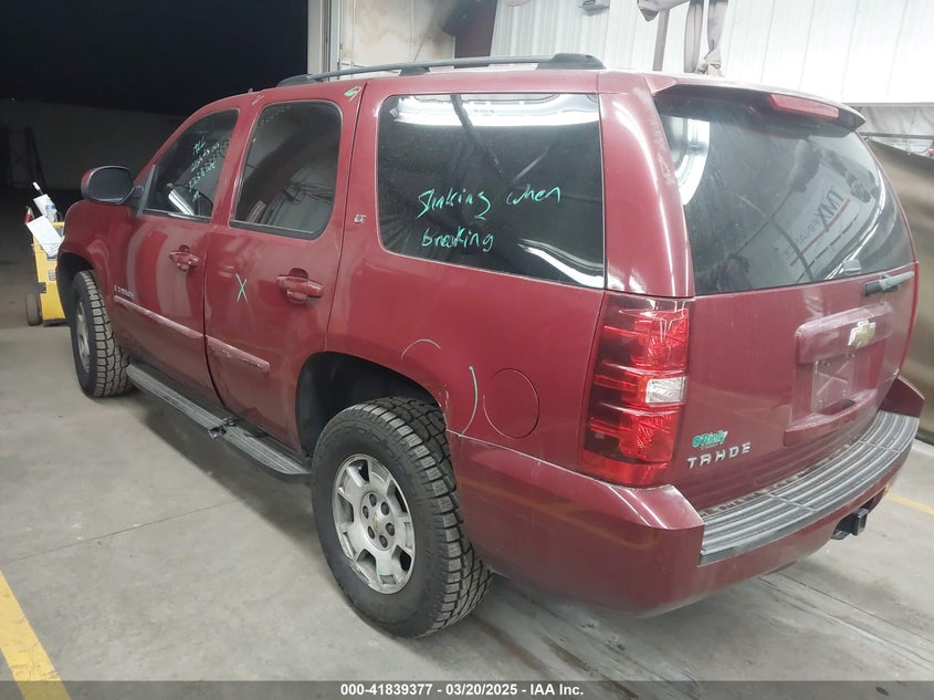 2007 CHEVROLET TAHOE VIN: 1GNFC13067R281835