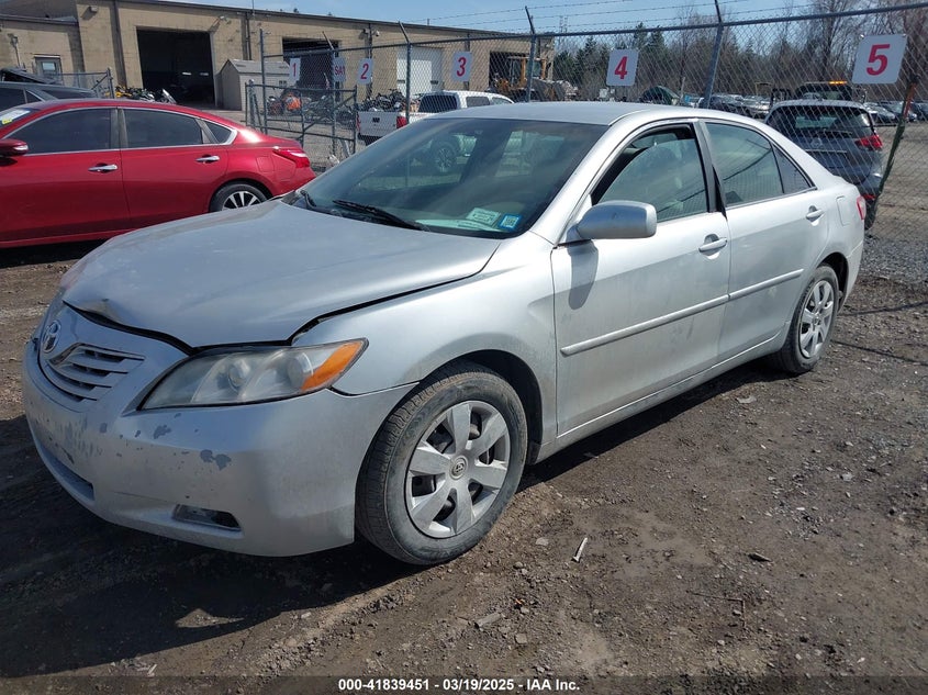 2007 Toyota Camry Le silver sedan gasoline 4T1BE46K27U007427 photo #3