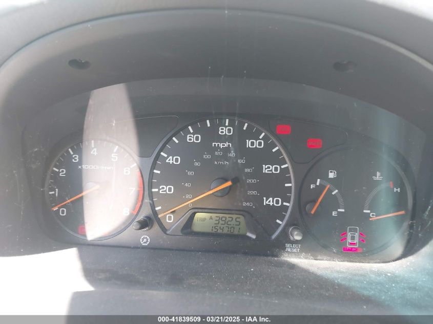 2002 Honda Accord 2.3 Lx VIN: 1HGCG55482A102601 Lot: 41839509