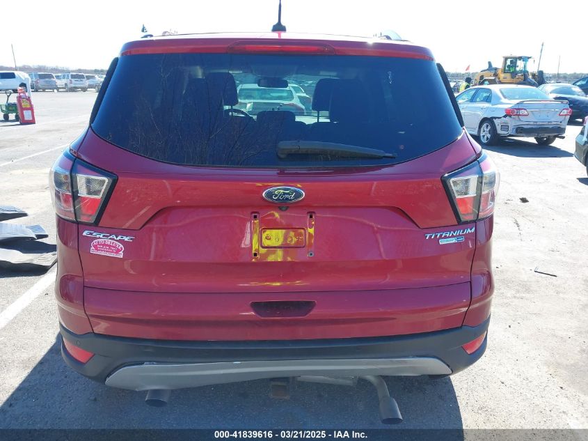 2017 FORD ESCAPE TITANIUM - 1FMCU9J93HUC71671