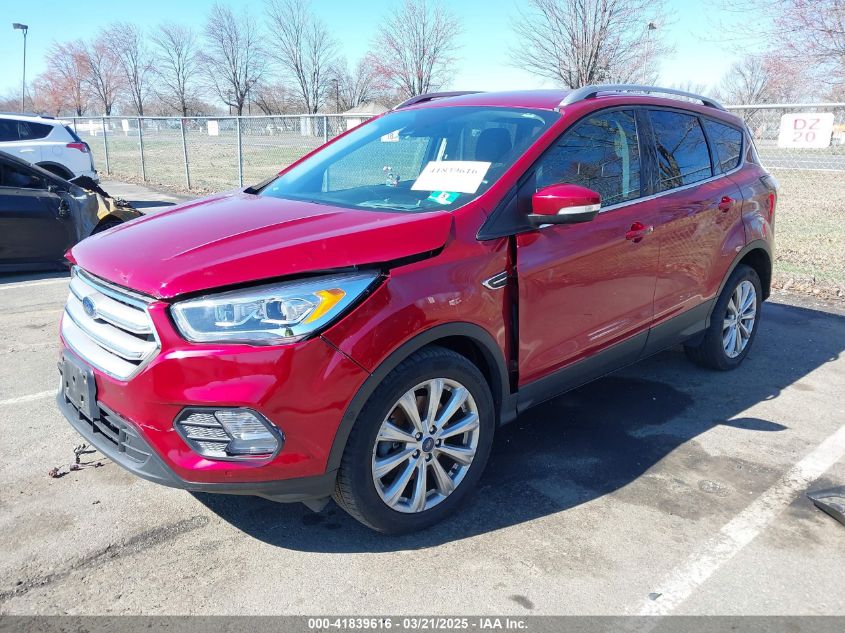 2017 FORD ESCAPE TITANIUM - 1FMCU9J93HUC71671