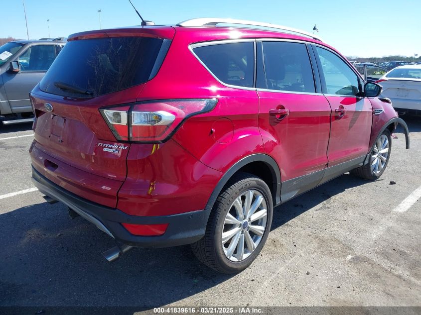 2017 FORD ESCAPE TITANIUM - 1FMCU9J93HUC71671