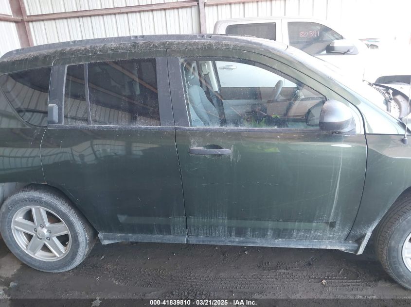 2007 Jeep Compass Sport VIN: 1J8FF47WX7D211695 Lot: 41839810