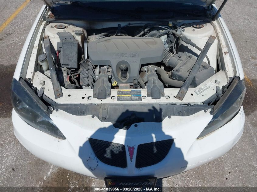 2006 Pontiac Grand Prix VIN: 2G2WP552461256320 Lot: 41839856