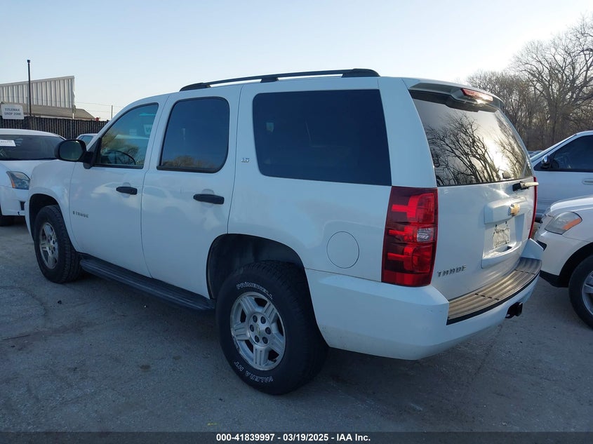 2007 CHEVROLET TAHOE VIN: 1GNEK13077R165087