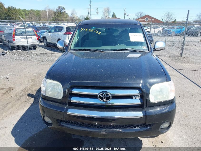 2005 Toyota Tundra Sr5 V8 VIN: 5TBDT441X5S491032 Lot: 41840188