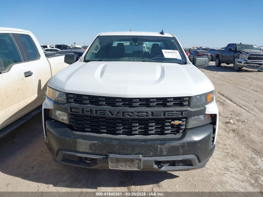 2020 CHEVROLET SILVERADO 1500 4WD  STANDARD BED WT - 3GCUYAEF0LG155189