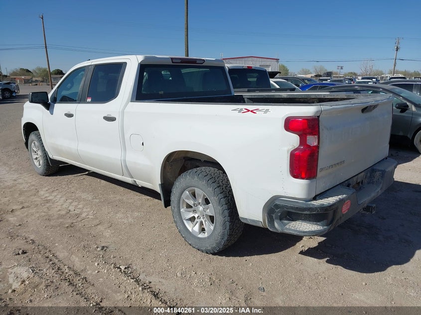2020 CHEVROLET SILVERADO 1500 4WD  STANDARD BED WT - 3GCUYAEF0LG155189