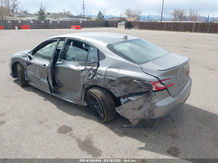 2025 TOYOTA CAMRY VIN: 4T1DAACK7SU501086