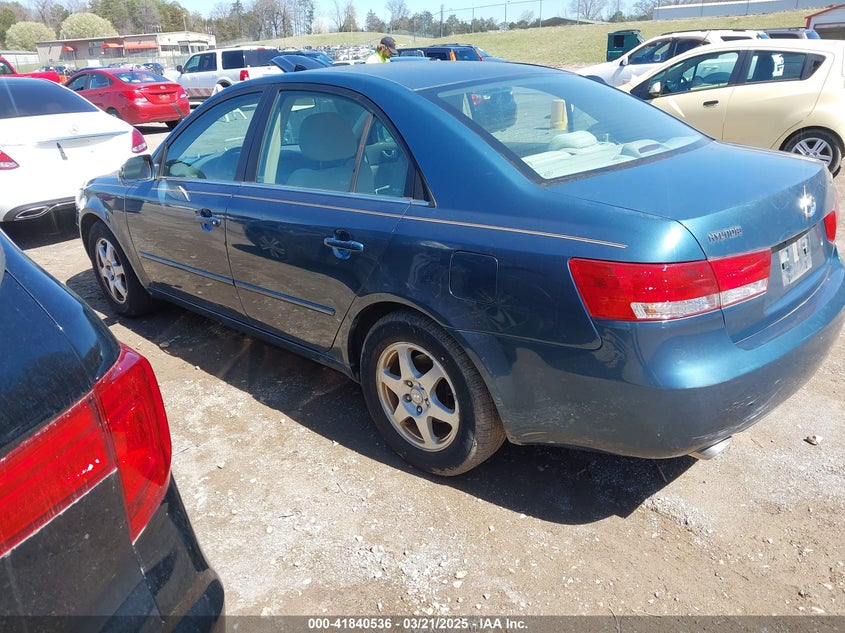 2006 HYUNDAI SONATA VIN: 5NPEU46F76H146131