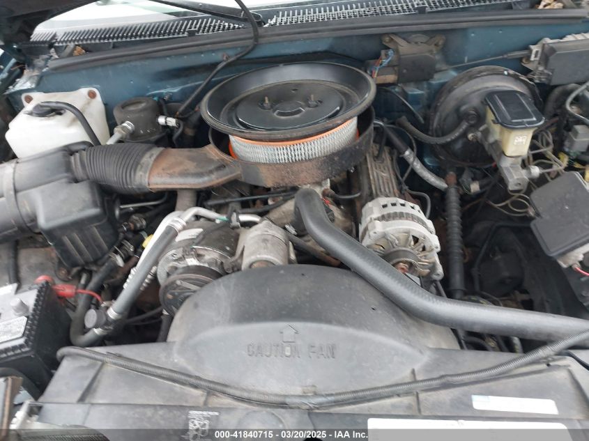 1995 Chevrolet Suburban K1500 VIN: 1GNFK16KXS1391827 Lot: 41840715