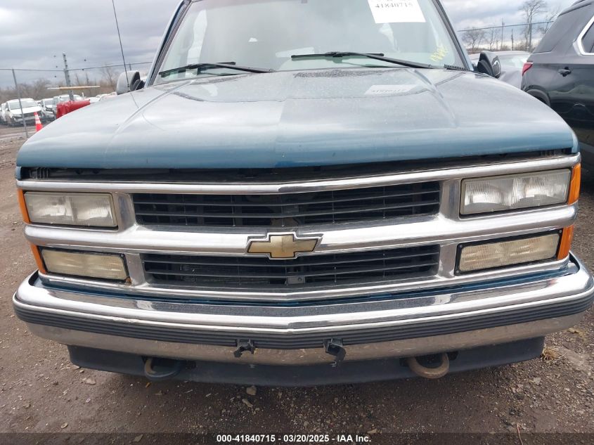 1995 Chevrolet Suburban K1500 VIN: 1GNFK16KXS1391827 Lot: 41840715
