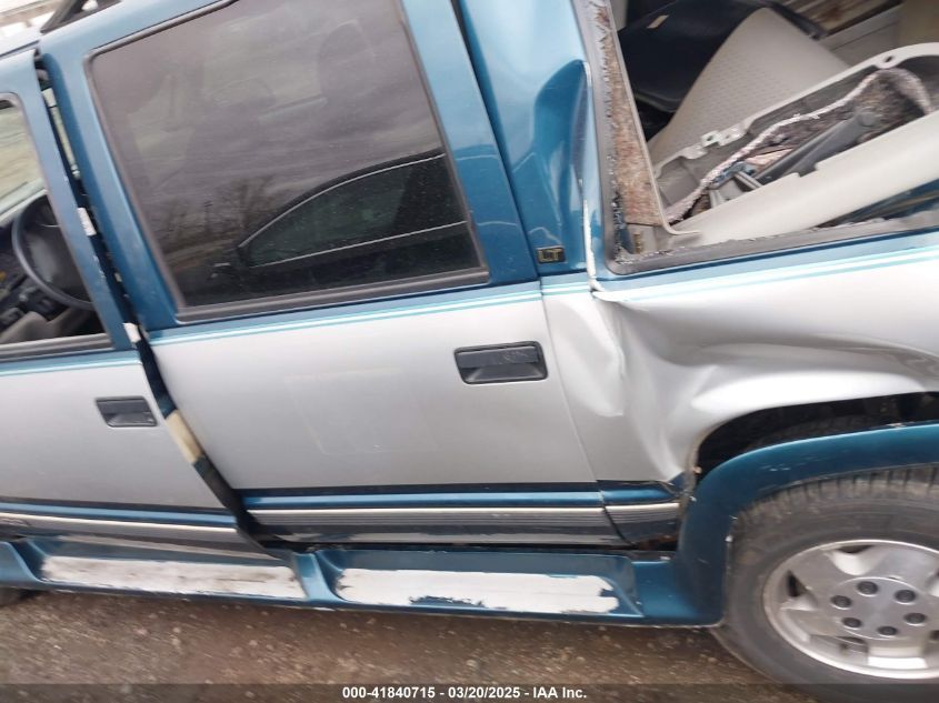 1995 Chevrolet Suburban K1500 VIN: 1GNFK16KXS1391827 Lot: 41840715