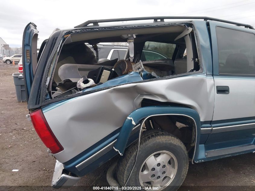 1995 Chevrolet Suburban K1500 VIN: 1GNFK16KXS1391827 Lot: 41840715