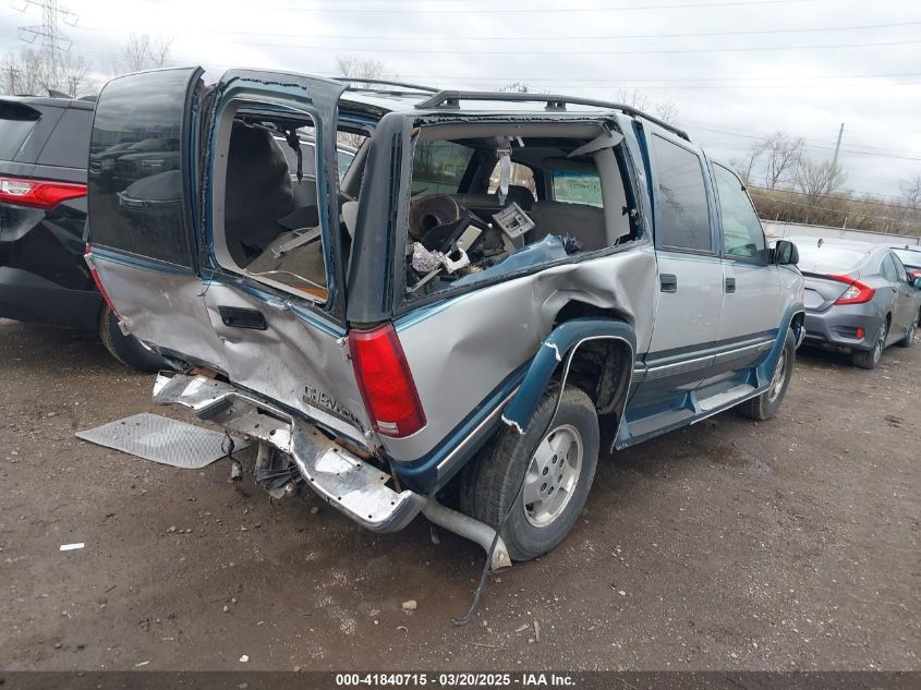 1995 Chevrolet Suburban K1500 VIN: 1GNFK16KXS1391827 Lot: 41840715
