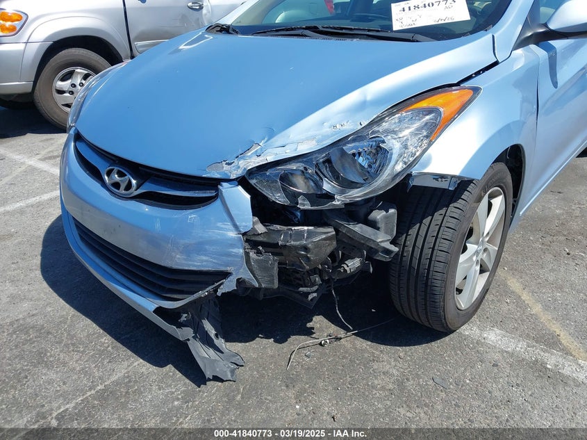 2012 HYUNDAI ELANTRA VIN: KMHDH4AE7CU411271