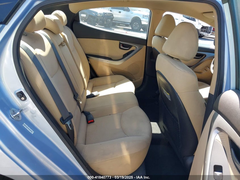 2012 HYUNDAI ELANTRA VIN: KMHDH4AE7CU411271