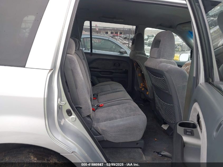 2005 Honda Pilot Ex VIN: 5FNYF18495B064044 Lot: 41840847