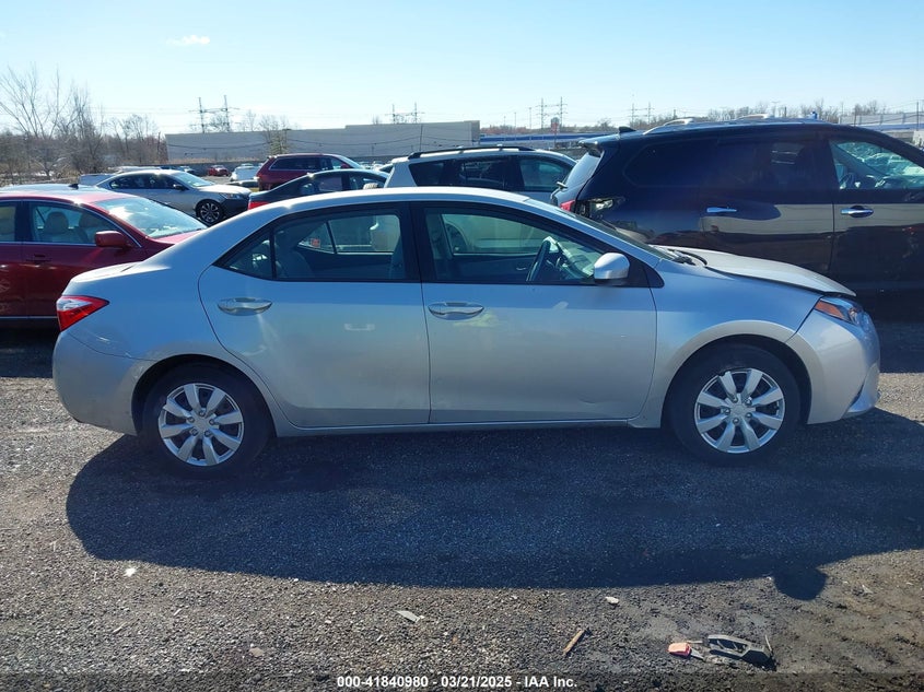 2016 TOYOTA COROLLA LE - 2T1BURHEXGC551506