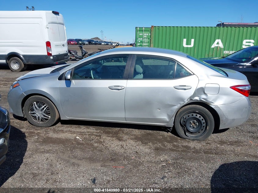 2016 TOYOTA COROLLA LE - 2T1BURHEXGC551506
