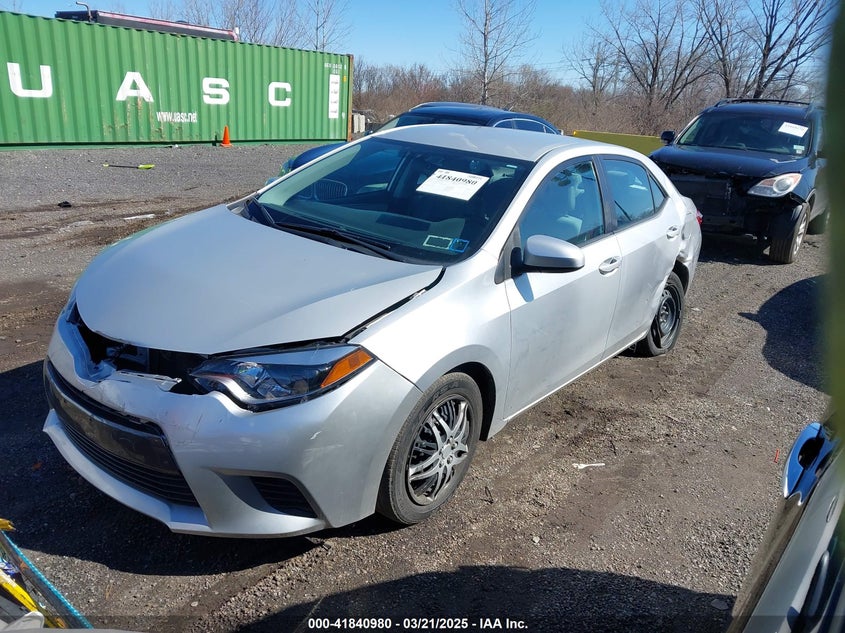 2016 TOYOTA COROLLA LE - 2T1BURHEXGC551506