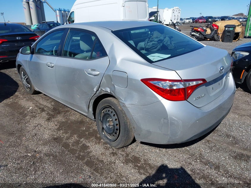 2016 TOYOTA COROLLA LE - 2T1BURHEXGC551506
