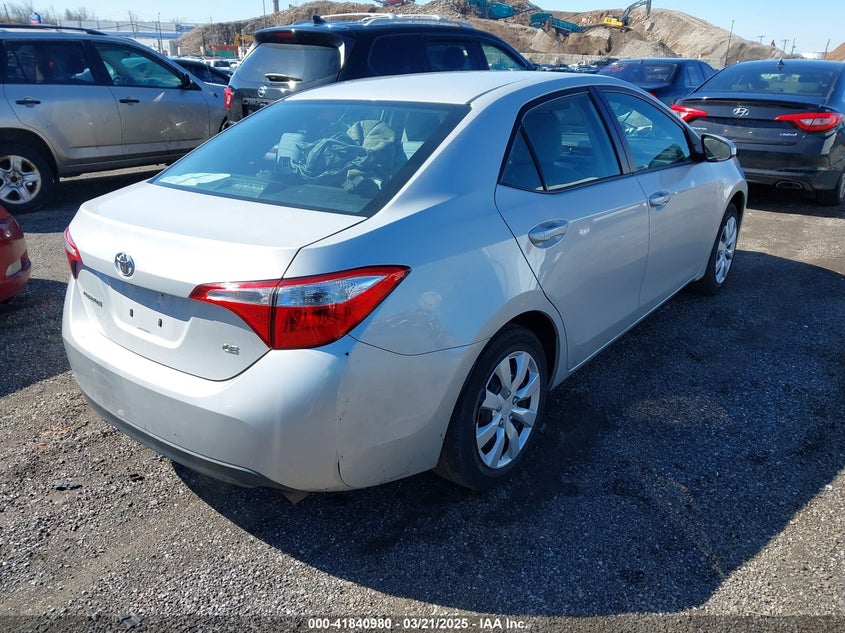 2016 TOYOTA COROLLA LE - 2T1BURHEXGC551506
