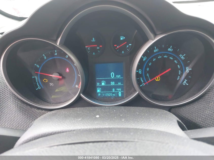 2012 CHEVROLET CRUZE VIN: 1G1PJ5SC9C7192832