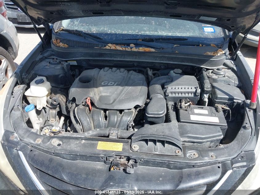 2013 Hyundai Sonata Gls VIN: 5NPEB4AC1DH611180 Lot: 41841123