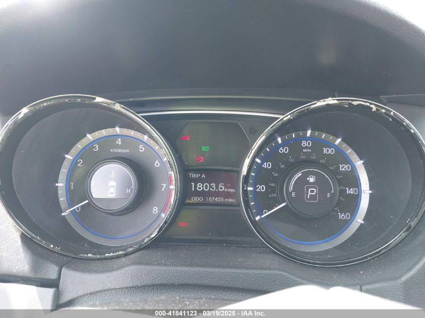 2013 Hyundai Sonata Gls VIN: 5NPEB4AC1DH611180 Lot: 41841123