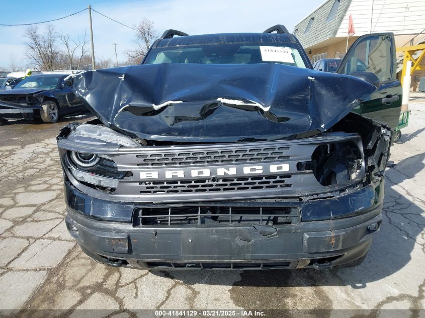 2022 Ford Bronco Sport Badlands VIN: 3FMCR9D98NRD87142 Lot: 41841129