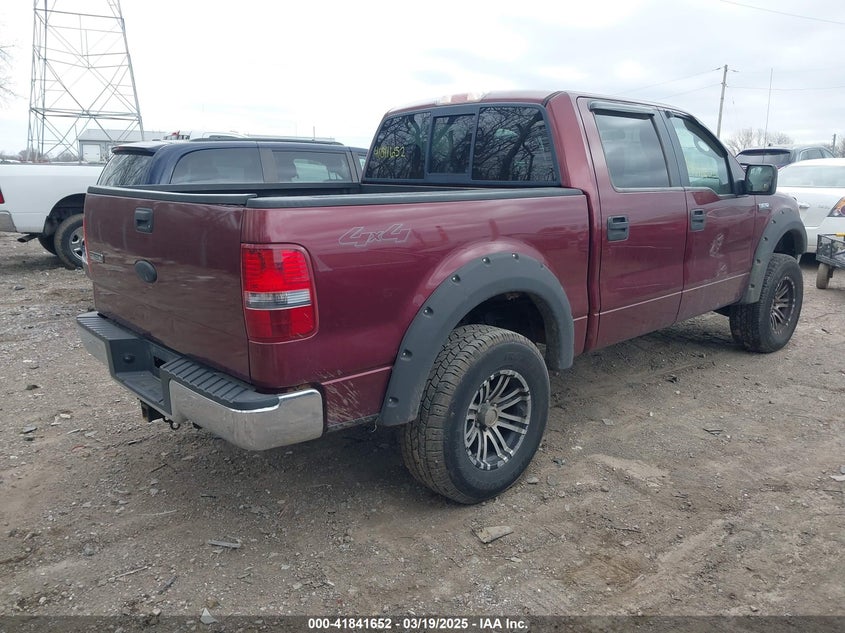 2006 FORD F-150 VIN: 1FTPW14556FB69896