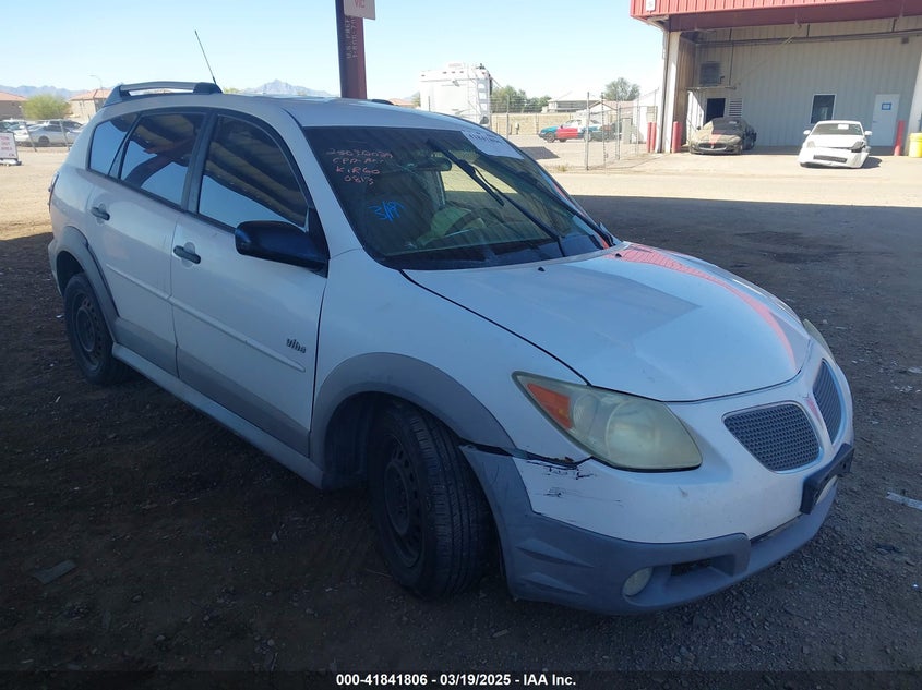 2007 PONTIAC VIBE VIN: 5Y2SL65827Z400813