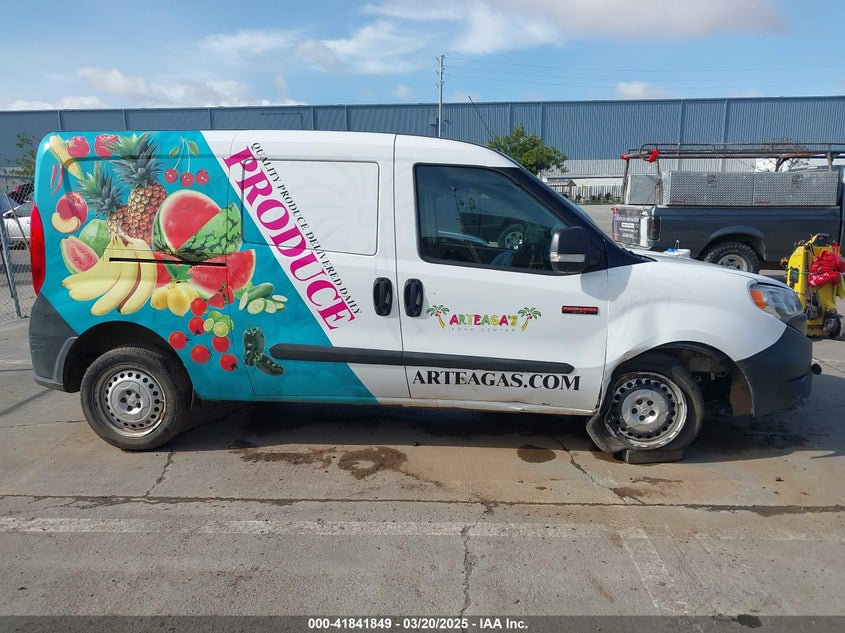 2019 RAM PROMASTER CITY TRADESMAN ZFBHRFAB4K6M59840