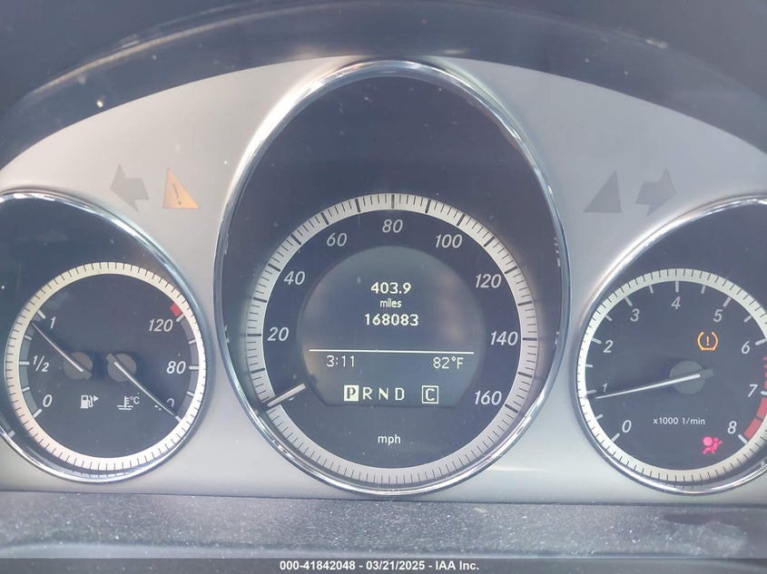 2009 MERCEDES-BENZ C VIN: WDDGF81X09R082902