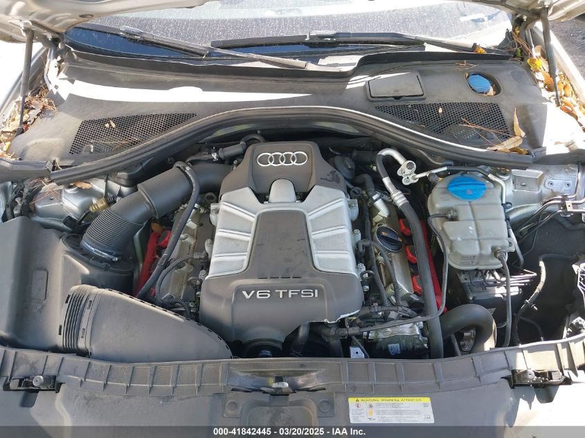 2012 Audi A6 3.0 Premium VIN: WAUBGAFC5CN004254 Lot: 41842445